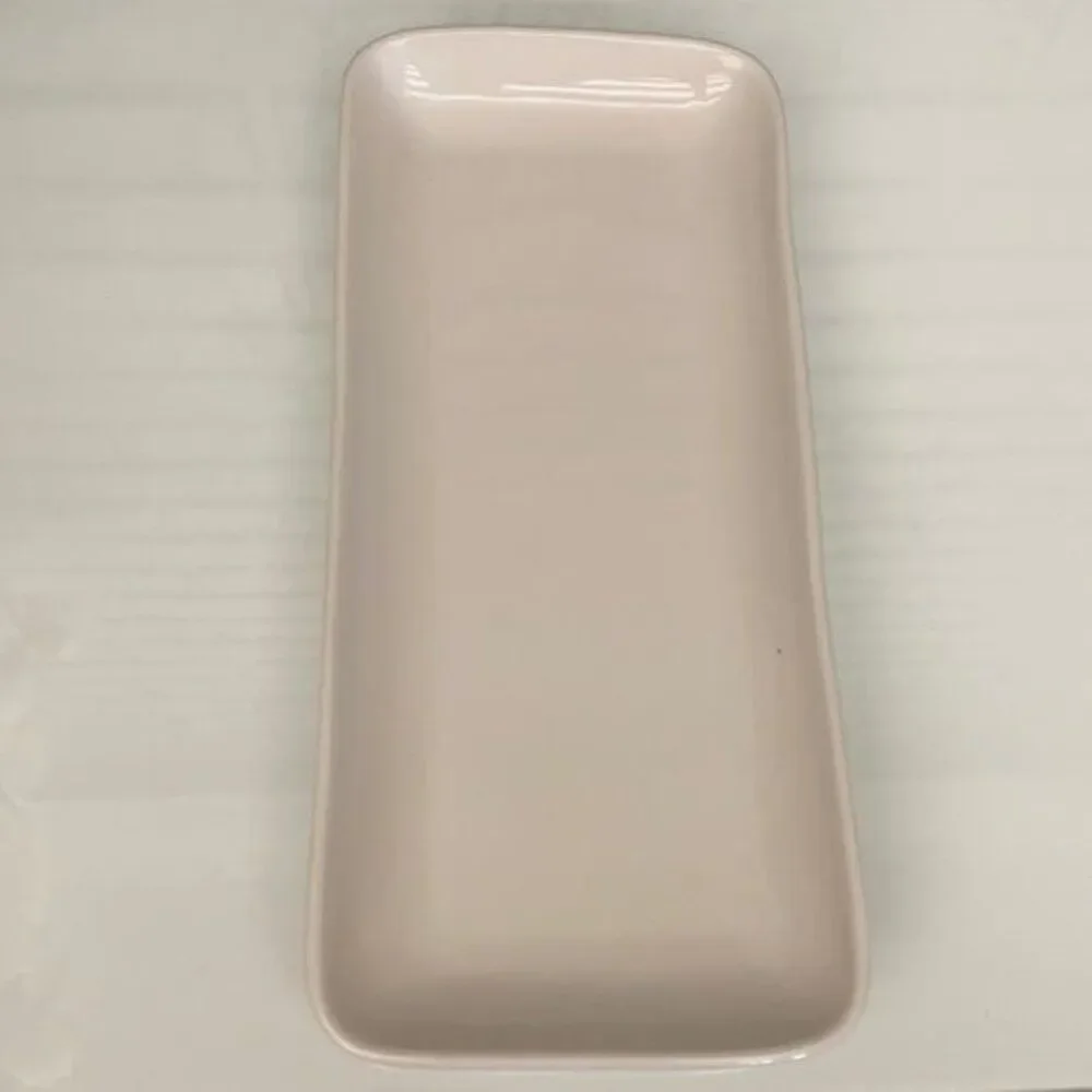 RAE DUNN White Ceramic Taste Nibble Eat Platter & Dish Set of 4